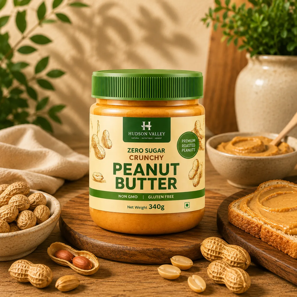 Natural Crunchy Peanut Butter Sugar free